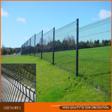 Short Rubber Coated Metal Garden Fencing